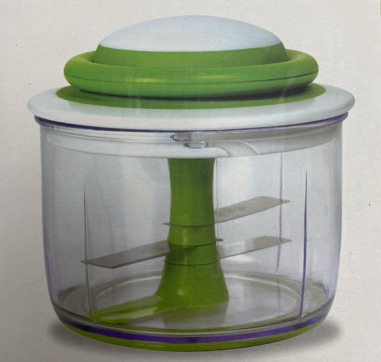 New Open Box Chef’n Veggichop Hand-Powered Vegetable Chopper 3.8 Cup Pull String gallery