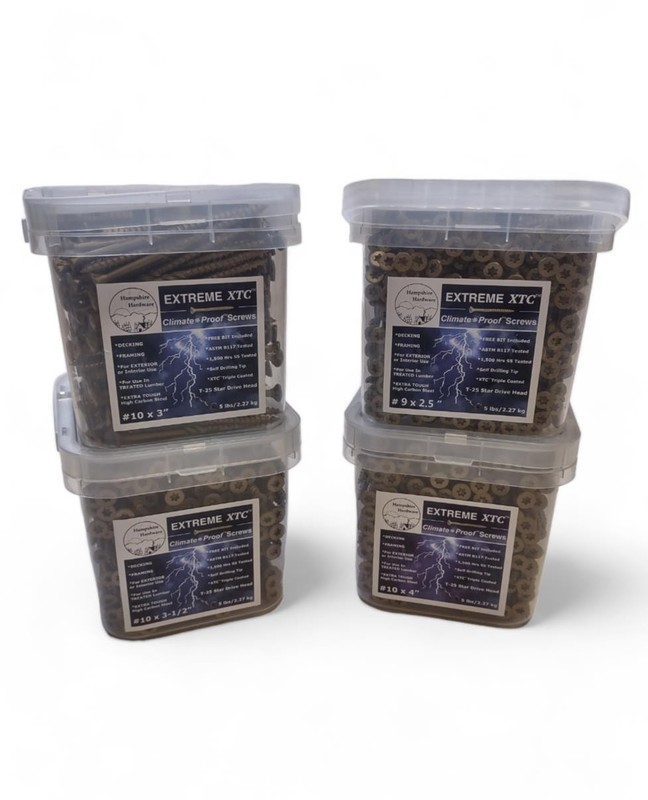 XTC™ Climate Proof™ Decking and Framing Screws #10 x 3.5" gallery