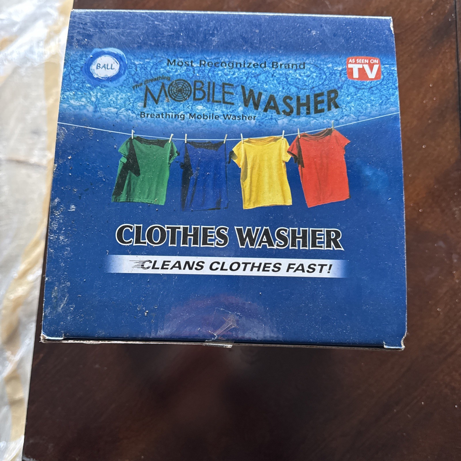 Breathing Mobile Washer - Portable Hand Powered 1 Count (Pack of 1), Blue gallery