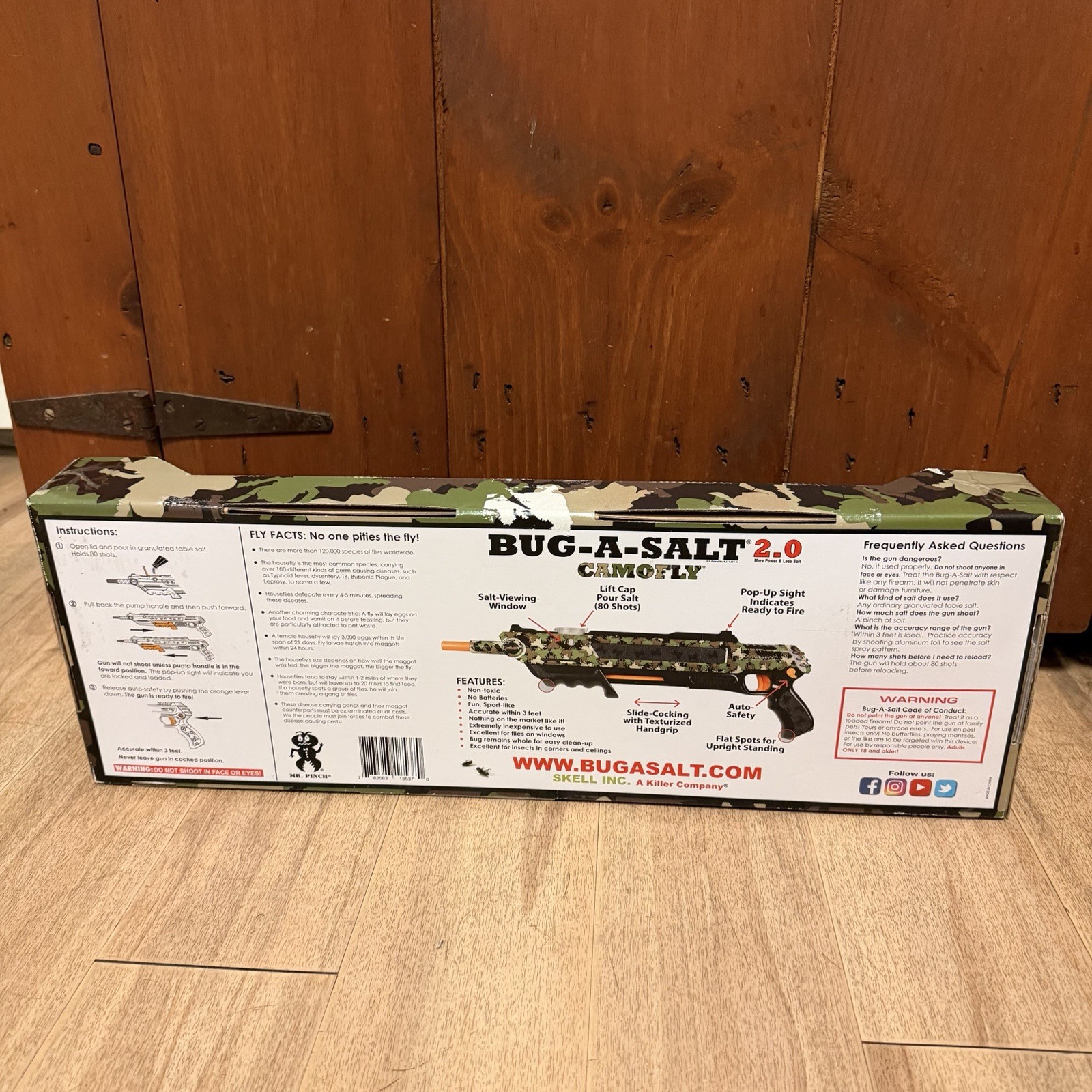 Bug A Salt 2.0 The Original Salt Insect Blaster Camofly Camo In Box gallery