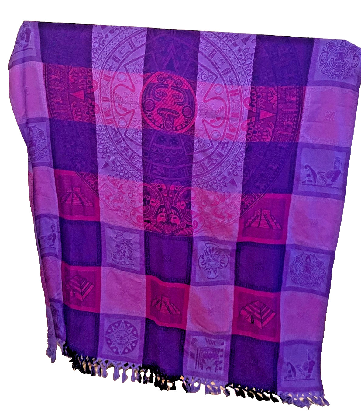 Vibrant Colors Alpaca/Wool Blend Blanket/Throw gallery