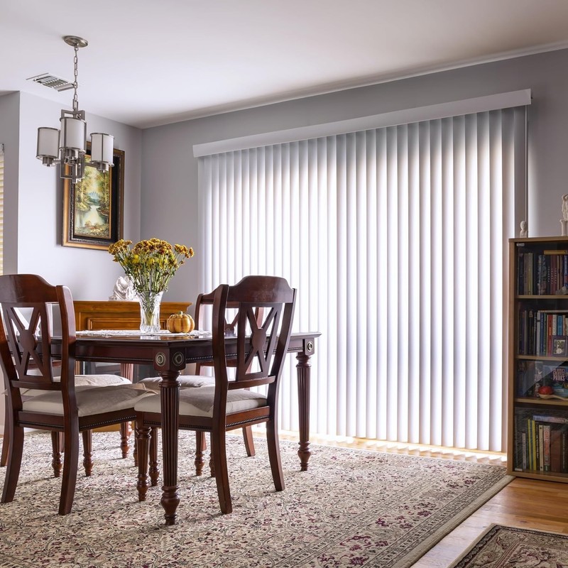 Vertical Blind Slats Vanes Replacement Smooth Curved White You Pick Size and Qty gallery