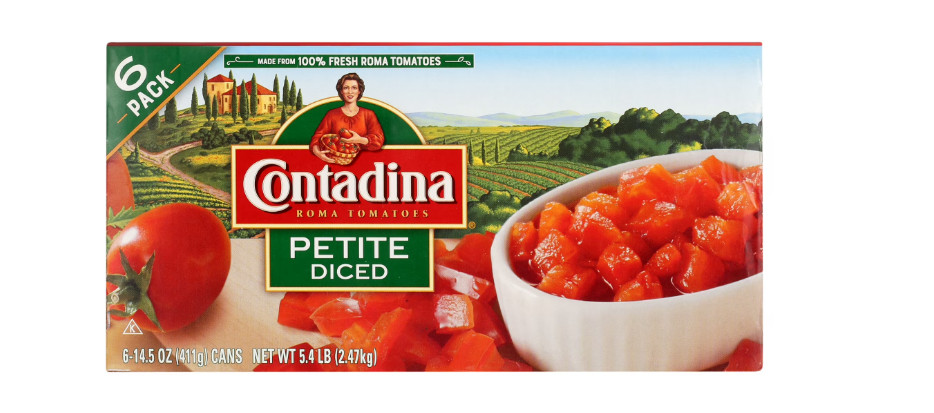 (6 Pack) Contadina Petite Diced Tomatoes, 15 oz cans,free shipping.. gallery