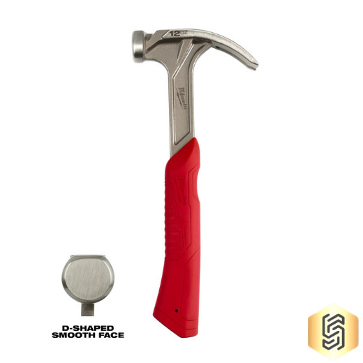 Milwaukee 48-22-9019 12oz Smooth Face Hybrid Claw Finish Hammer gallery