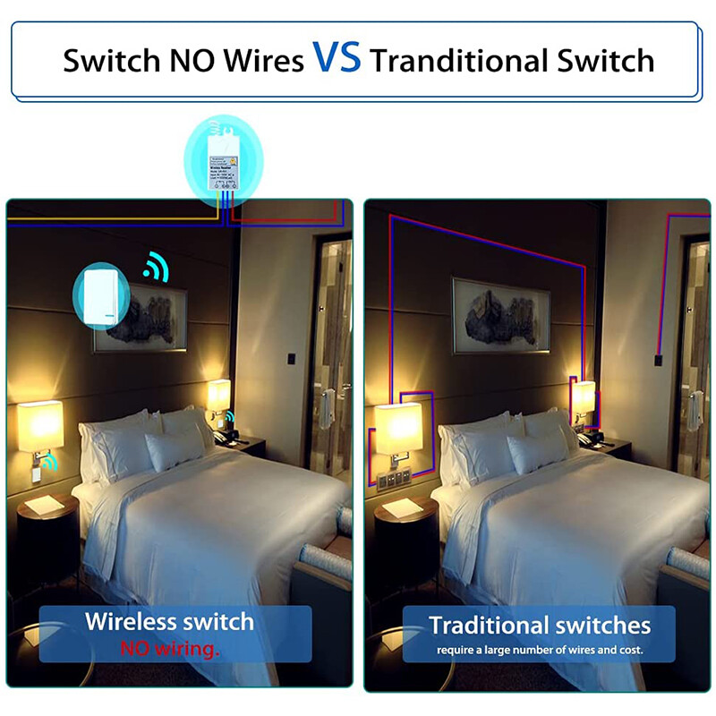 Waterproof 1 Way Wireless Light Switch Receiver for Ceiling Light Remote Control gallery