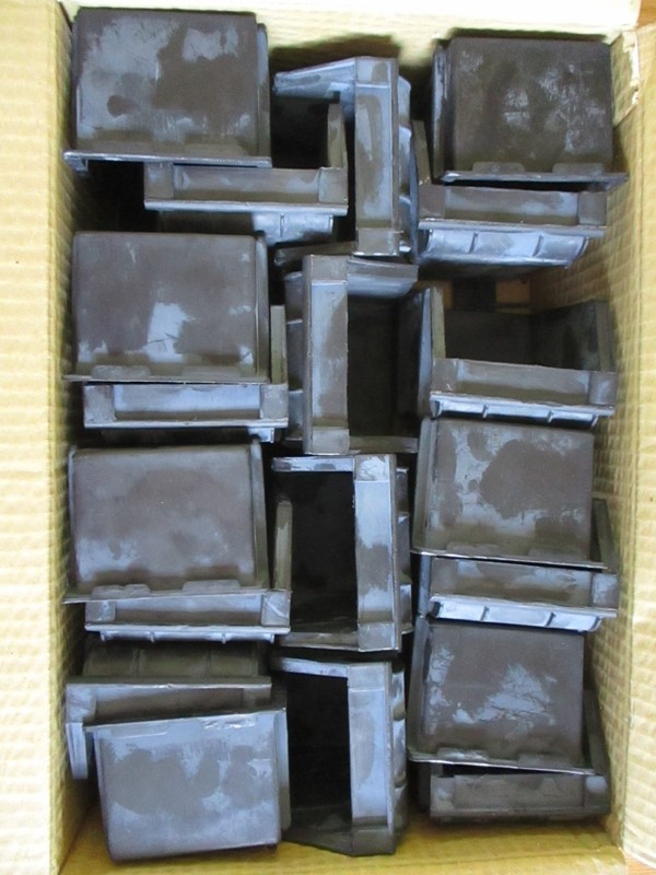 20-Bin Rail Mount Stackable Storage Small Parts Shop Organizer Screws Nuts Bolts gallery