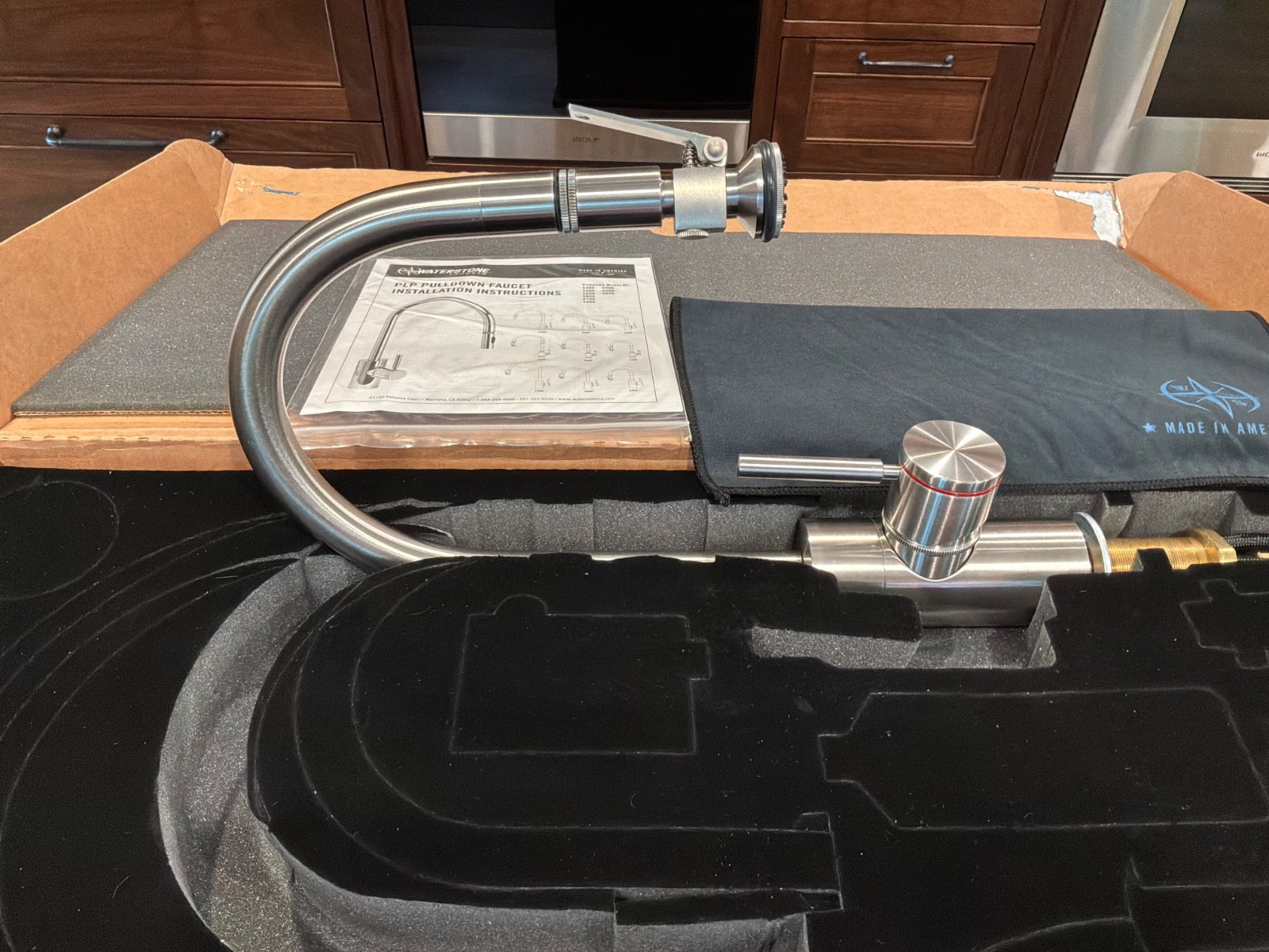 Waterstone Contemporary PLP Pulldown Faucet in Stainless Steel 5800-SS gallery
