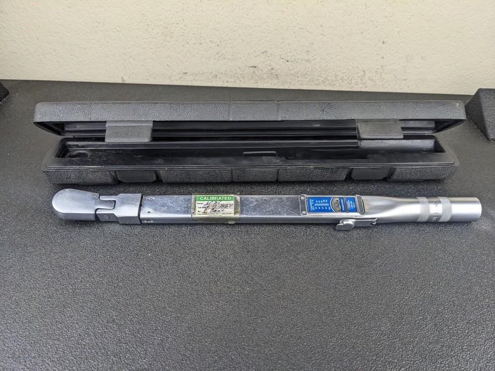 #bp037 Precision Instruments 3/8" Drive Torque Wrench 15 - 100Lb ft. c2fr100f