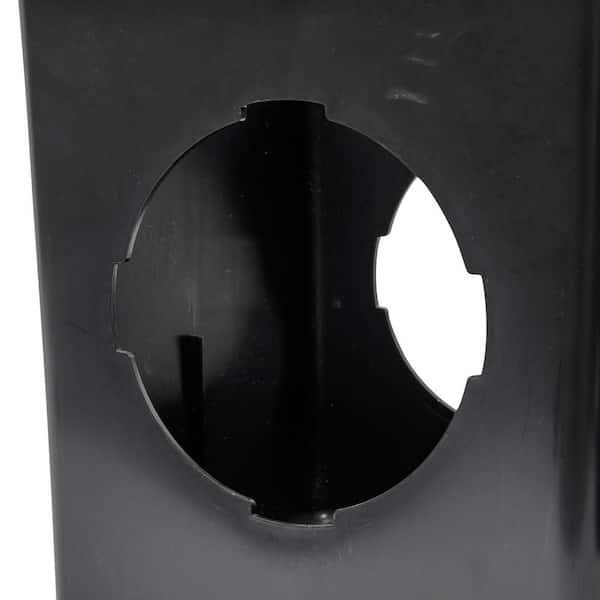 NDS 12" Square Catch Basin Drain Kit Steel Grate 2 Outlets Adapters Plug gallery