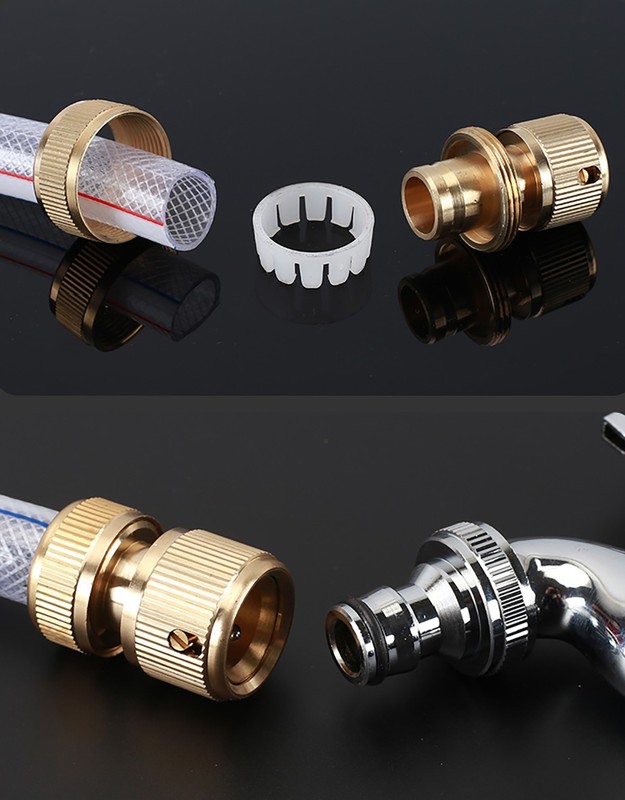 Brass Tap Connector Adaptor Universal Garden Water Fit Hose Pipe Tap Female Male gallery