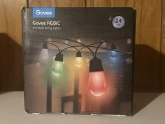 Govee RGBIC S14 bulb string lights 24ft 8 bulbs