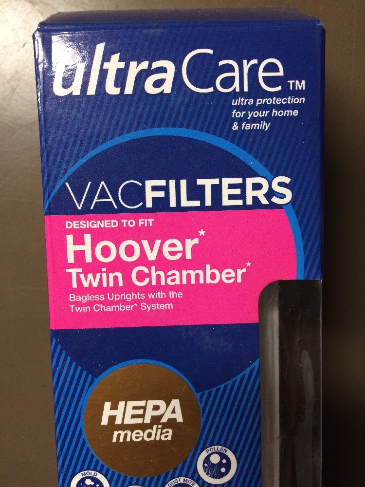 Ultra Care Vac Filter For Hoover Twin Chamber Bagels Upright Hepa Media New gallery