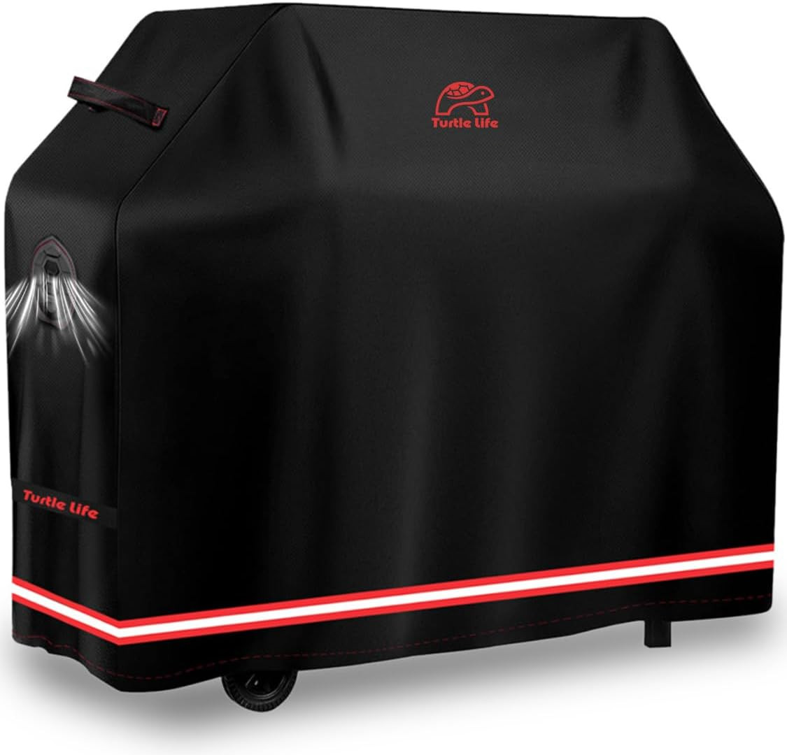 Turtle Life BBQ Grill Cover, 54 Inch Heavy Duty Waterproof 3-4 Burner Barbecue G gallery