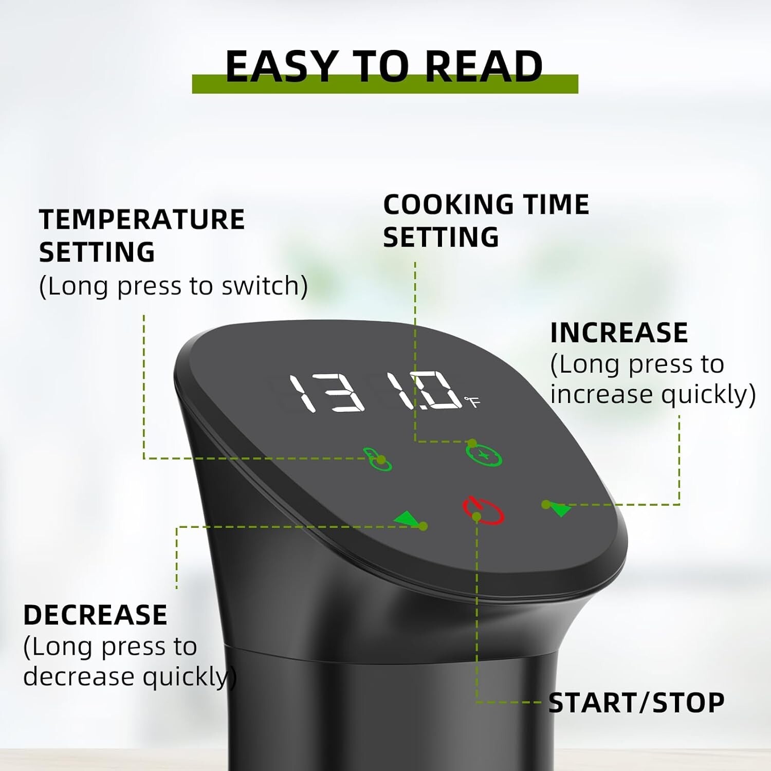 Sous Vide Machine 1100W Fast Heating Thermal Immersion Digital Touch Screen BNIB gallery