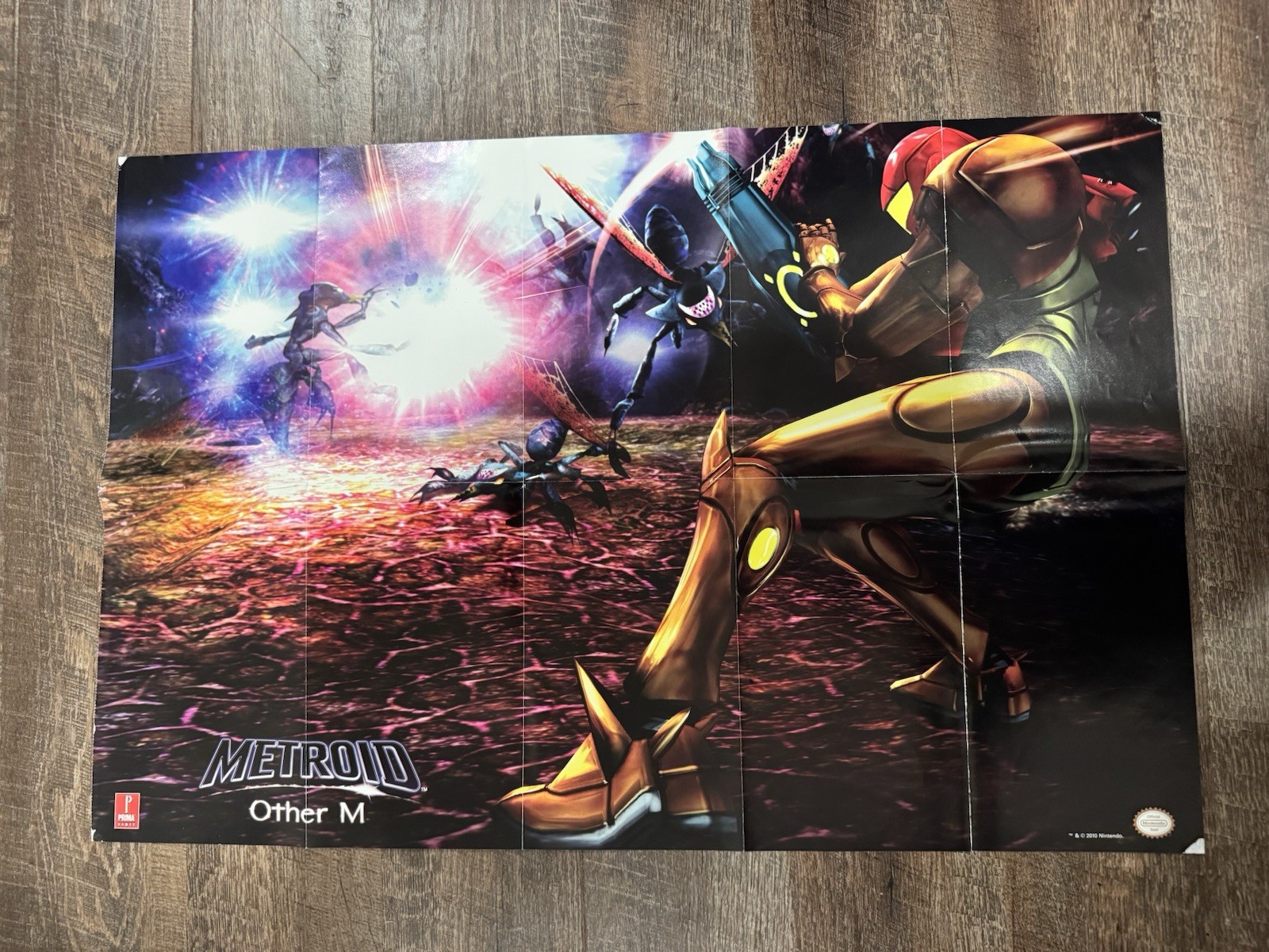 Nintendo Power Metroid Other M (2010) Video Game Pull-Out Poster gallery