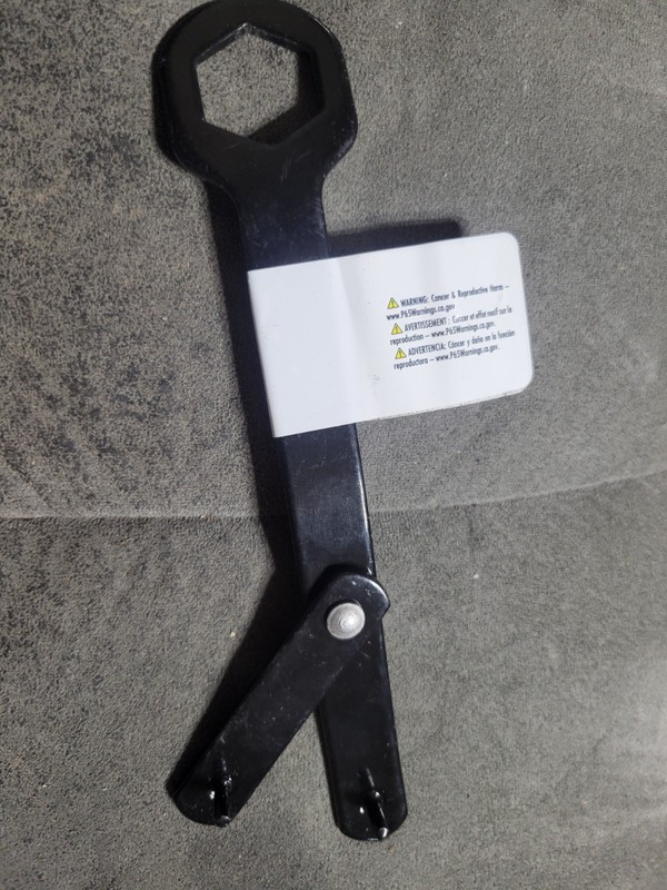 Forney 73148 Black Adjustable Spanner Wrench for Sanding Pad Nuts 5/8 in.-11 gallery