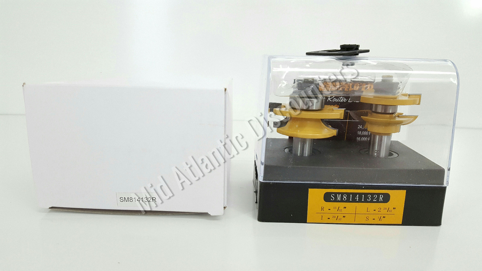 Sommerfeld 814132R Rounding Rail & Stile Router Bit Set 1/2" Shank 15/32" Radius gallery