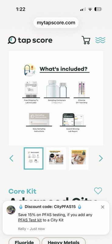 Tap Score Water Testing Kit - Testing Kit gallery