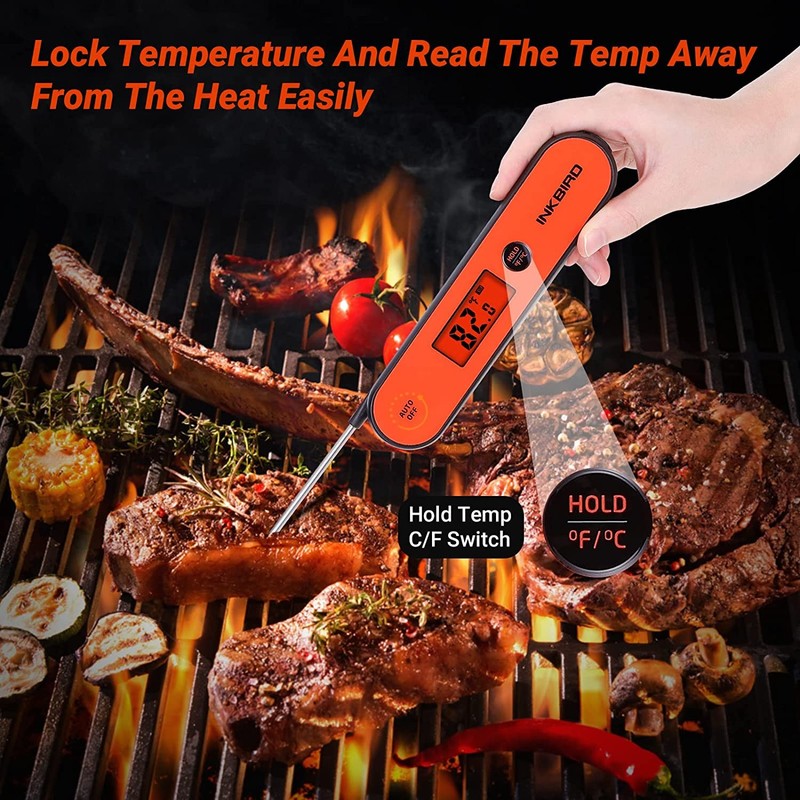 INKBIRD Wireless Probe Meat Thermometer BBQ Glove Instant Read Candy Thermometer gallery