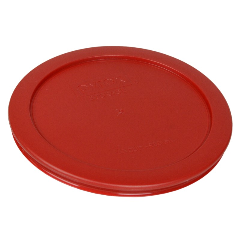 Pyrex 7200-PC Yellow, 7201-PC Red, and 7402-PC Green Lid Set gallery