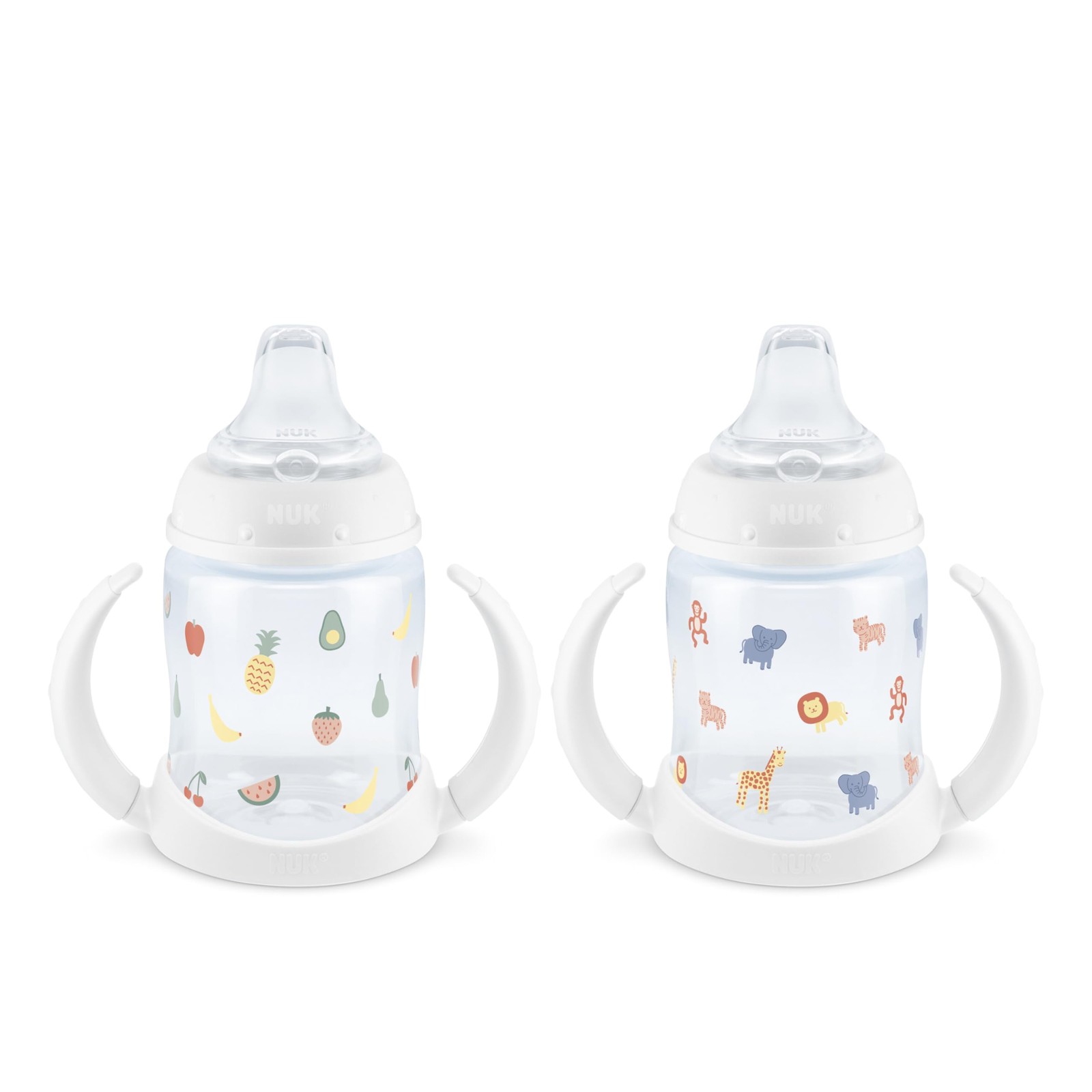 NUK Learner Cup, 6+ Months, Fun Fruits and 5 Ounces, Animals gallery