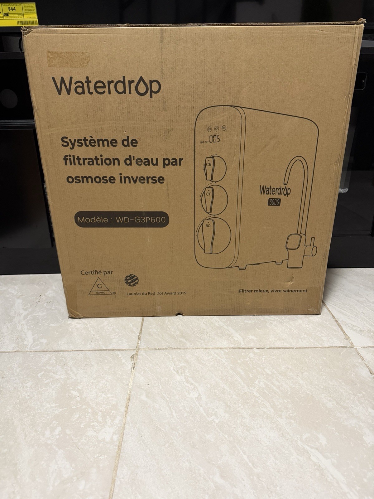 NEW Waterdrop G3P600 Reverse Osmosis System 8-Stage Tankless Under Sink Filter gallery