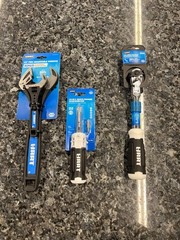 Hart Tool Bundle 12 PRO ADJUSTABLE WRENCH 3/8 EXTENDED RATCHET 15-IN-1 SCREWDRIV