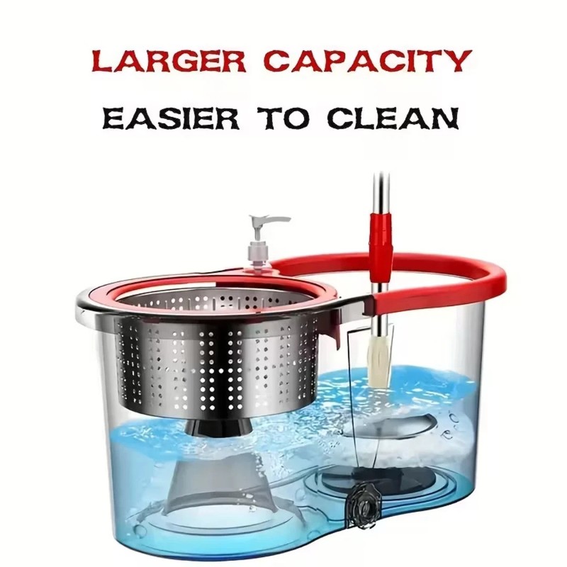 EasyWring Spin Mop and Bucket System 4 Mop Refill FREE SHIPPING NEW WITH BOX gallery