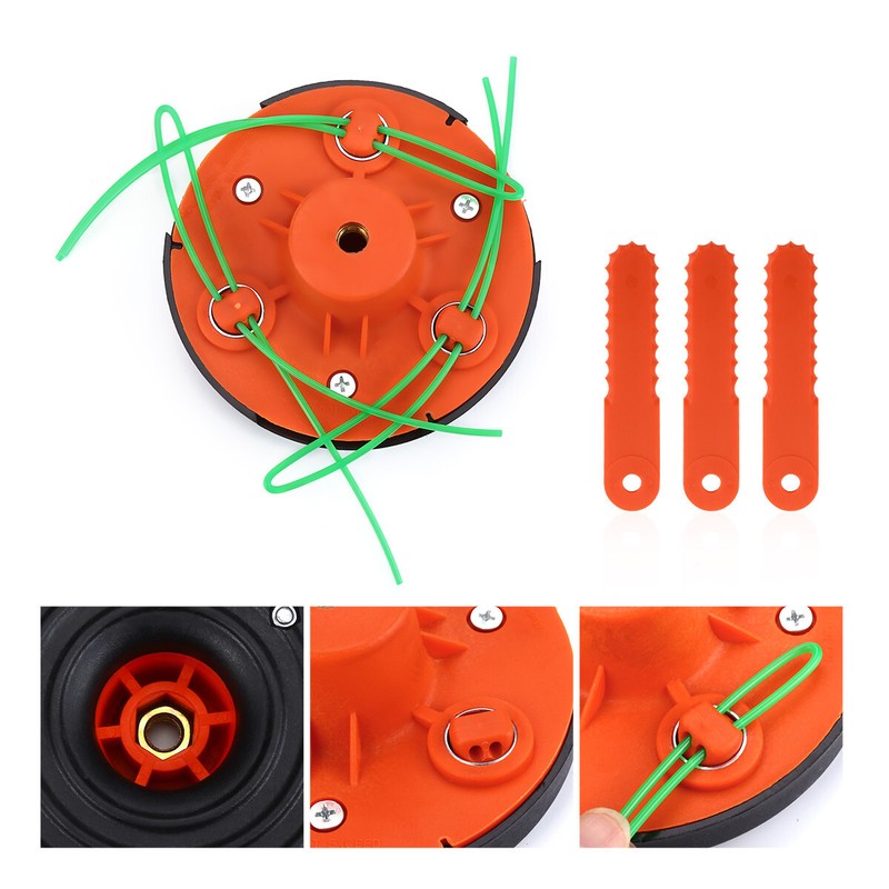 Universal Replace Trimmer Head For Gas Electric Weedeater Weed Eater Garden Lawn gallery
