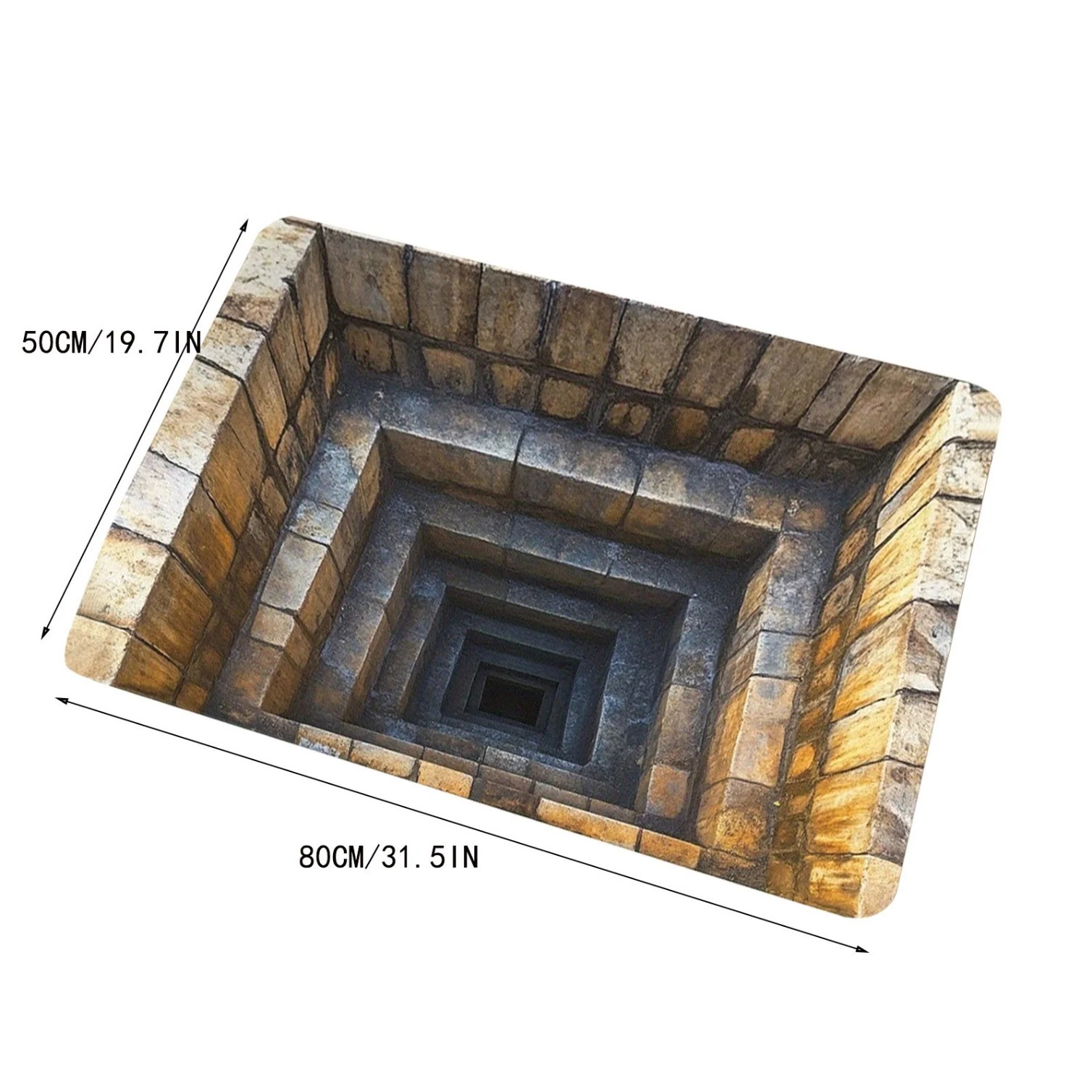 Visual Disparity Doormat, Non-Slip 2D Flat Mat, Easy-to-Clean Machine Washable gallery
