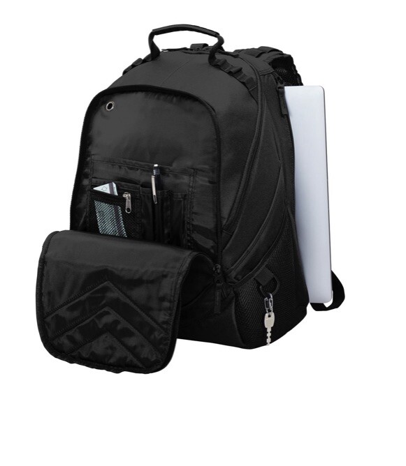 Port Authority Xcape Computer Backpack BG100 Black New 5