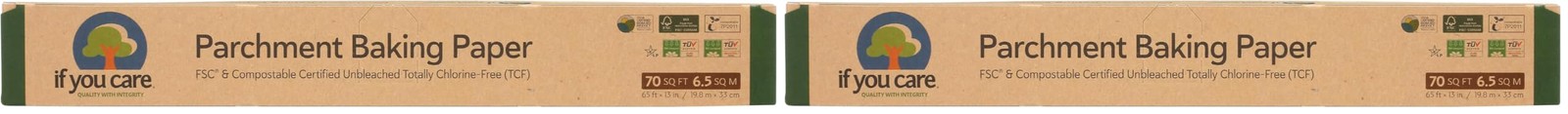 If You Care Parchment Baking Paper, 1 Box (70 Sq Ft Total) (Pack of 2), -1 gallery