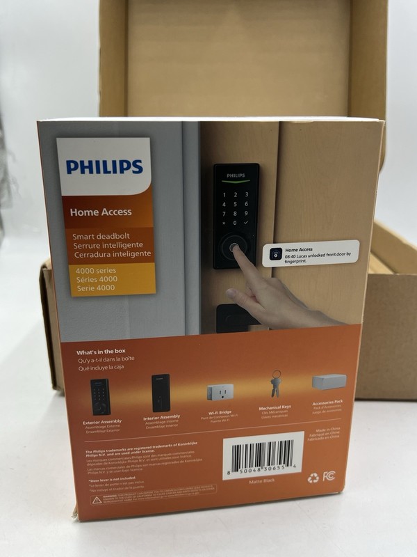 Philips Wi-Fi Smart Lock, Keyless Entry Keypad Door Lock Bluetooth, Touchless gallery