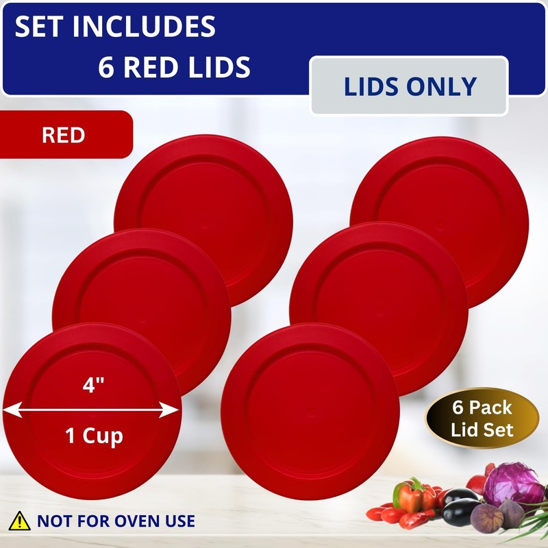 KlareWare Replacement Lids for - 1 Cup Storage Bowl Covers, BPA Free Plastic ... gallery