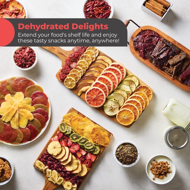 Magic Mill Food Dehydrator Machine (10 Extra-Large Stainless Steel Trays) 700W.. gallery