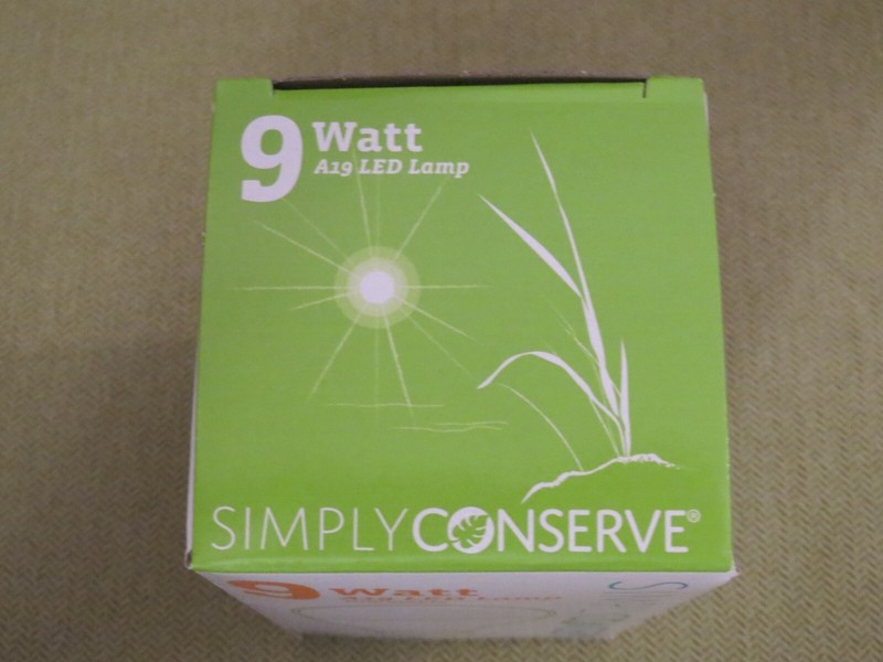 Simply Conserve 9 Watt A19 LED Dimmable Lamps 800 Lumens -  NEW gallery