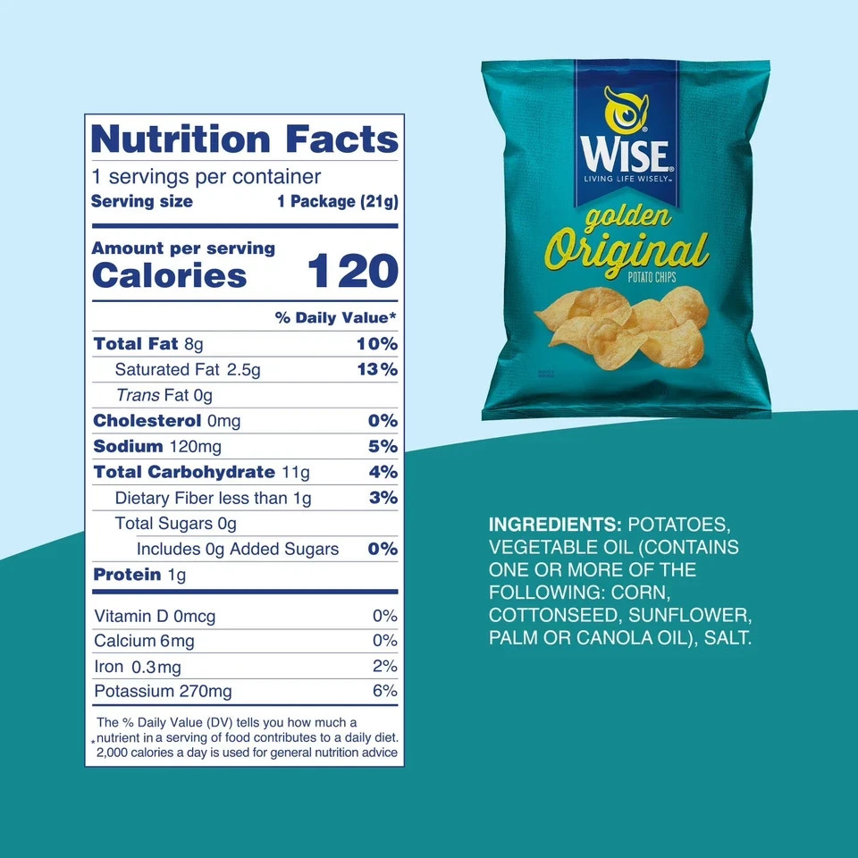 50 Pack Wise Snacks Variety Box Chips Popcorn Mix Assorted Snacks gallery
