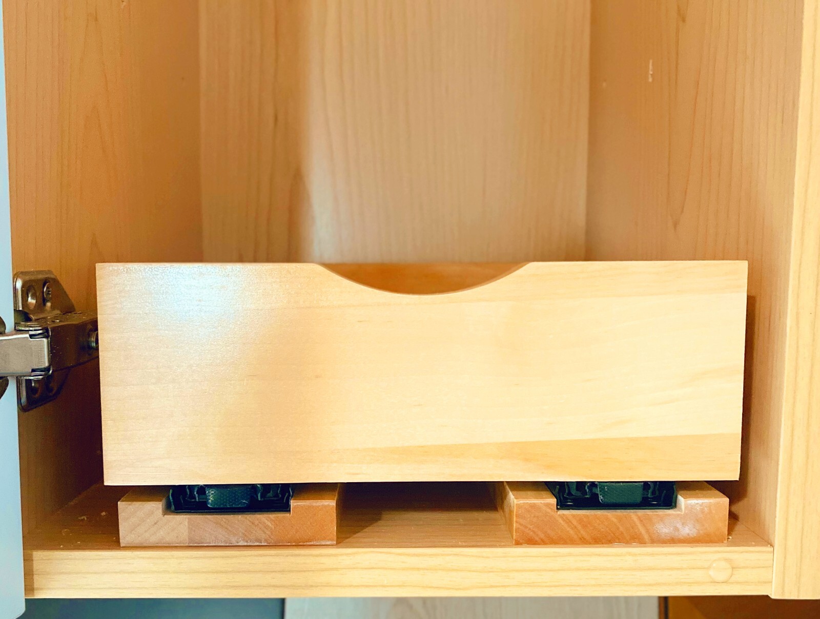 Kitchen Slide Cabinet Shelf Pull Out Wood Drawer W9" D10" No assembly required gallery