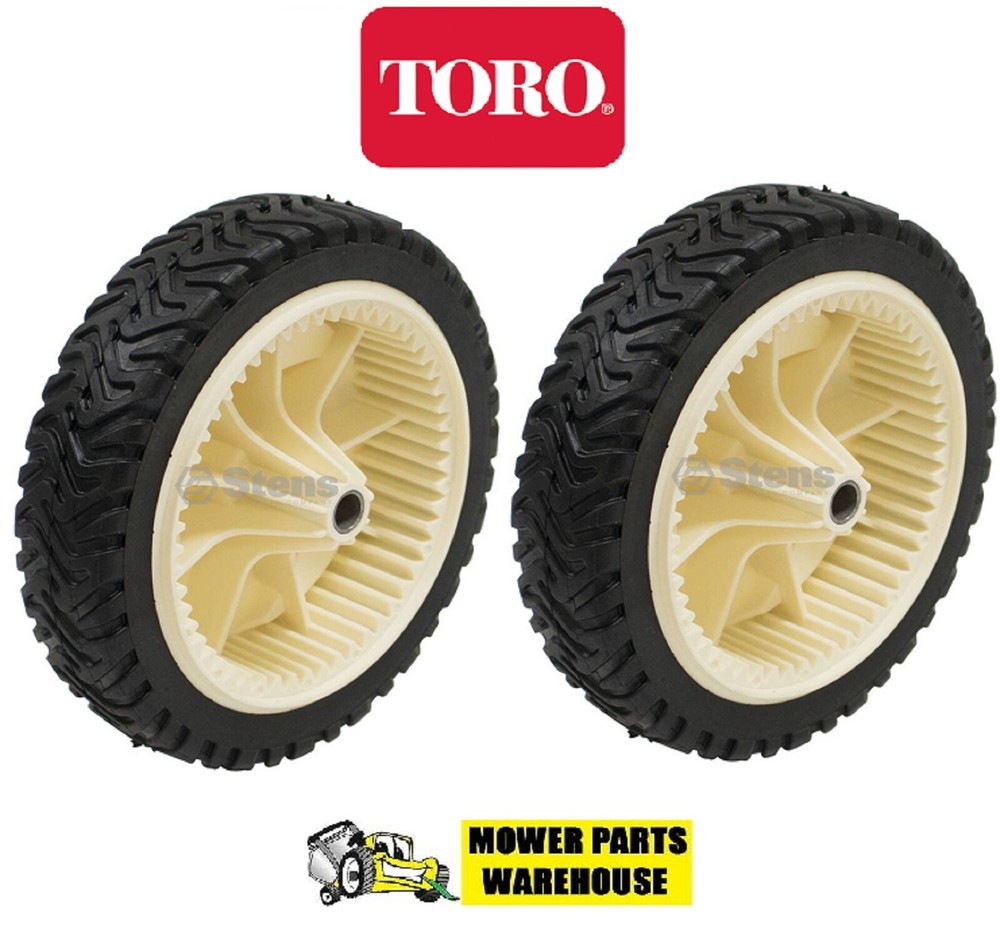 2 EACH TORO PUSH MOWER PUSHMOWER PLASTIC DRIVE WHEEL RECYCLER 105-1815