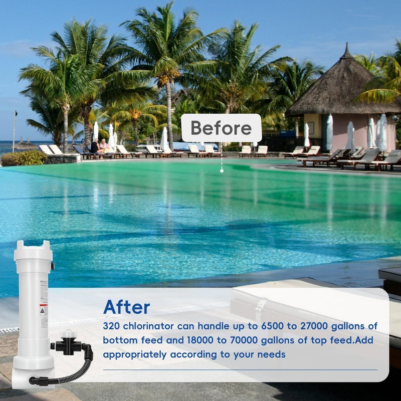 320 Chlorinator R171096 Compatible with Rainbow 320 Automatic in-Line Chlorin... gallery