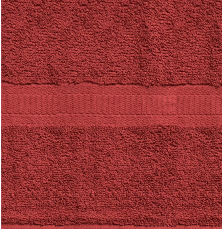 Mainstays Basic Bath Towel,Soft 100% Cotton and Highly Absorbent Bath Towel, Red gallery