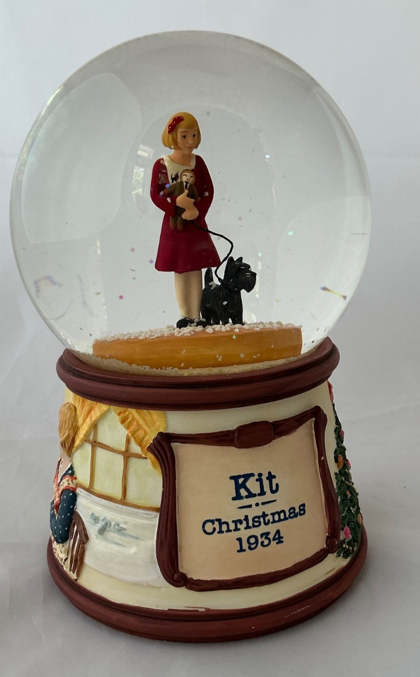 Hallmark / Pleasant Company 2003 American Girl KIT KITTRIDGE Musical Snow Globe gallery