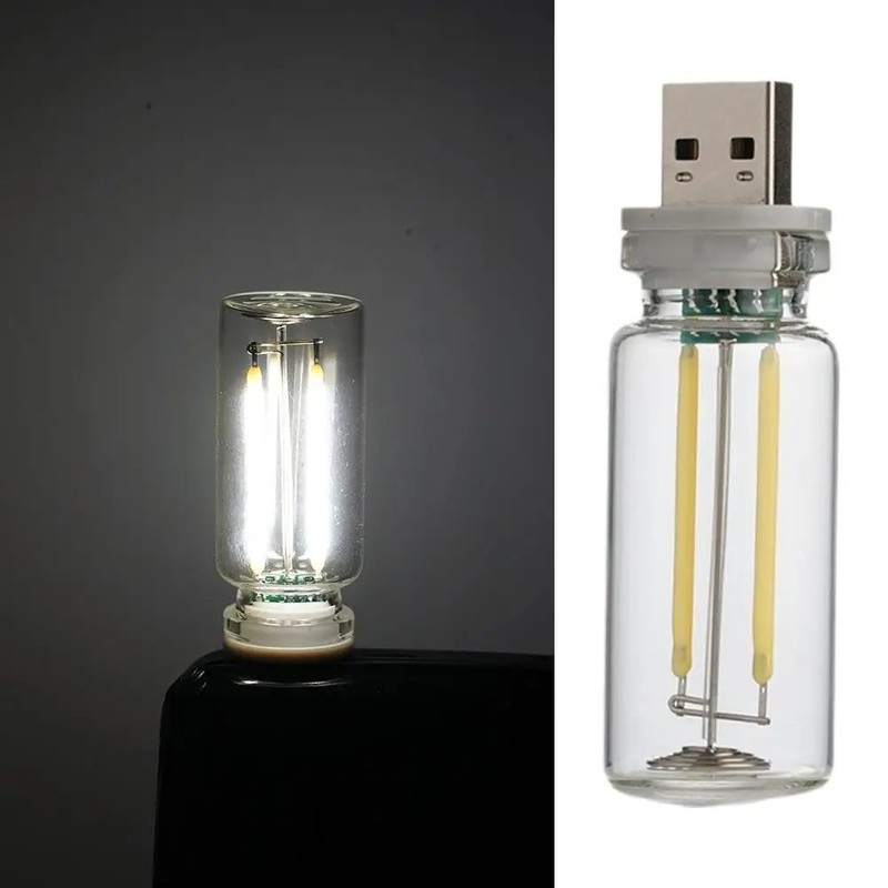 USB LED Night Light Touch Control Atmosphere Bulb Bedroom Mood Decor Lamp gallery