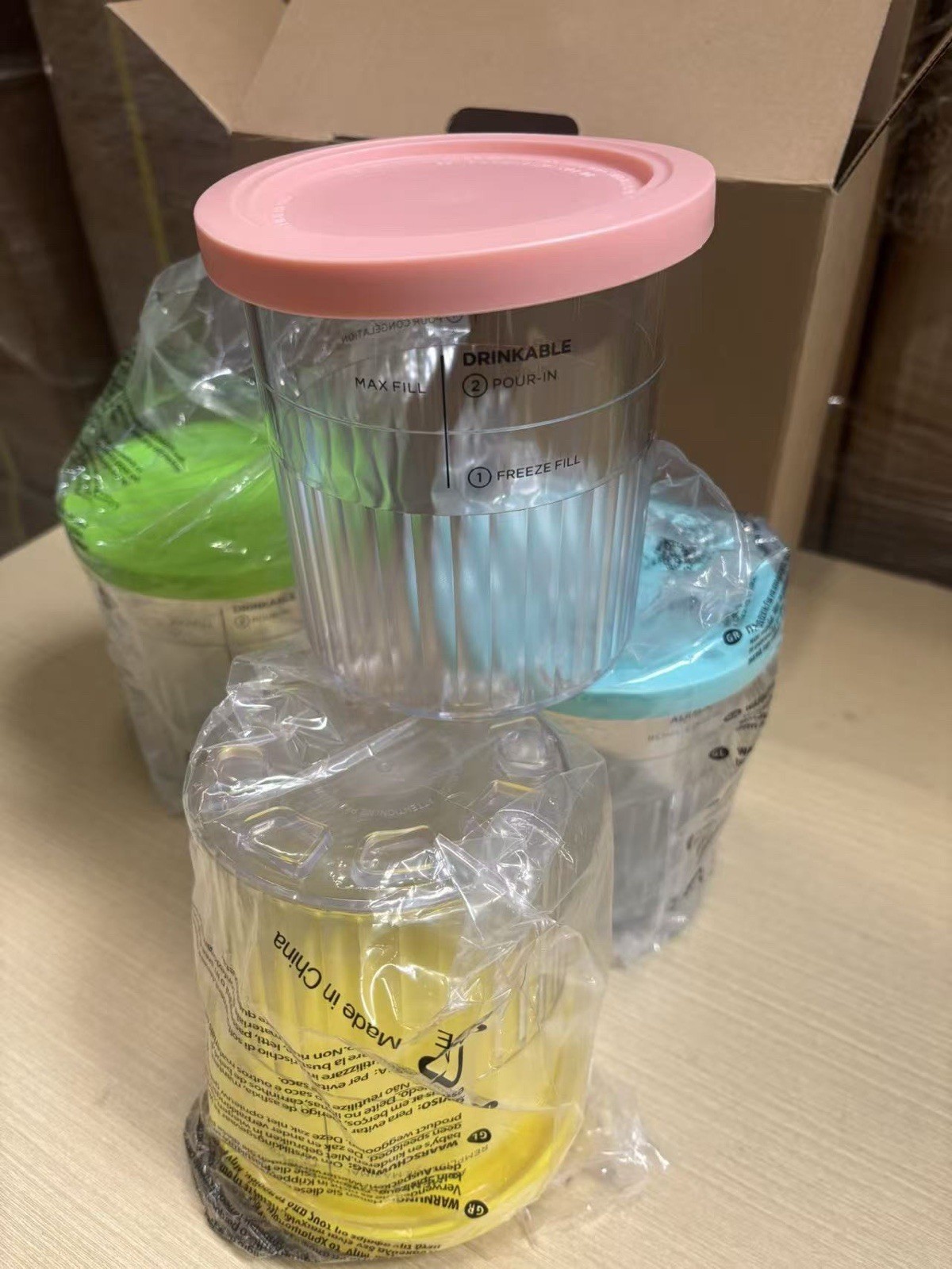 Premium 24 oz. Pint Containers for Ninja Creami Deluxe - 4 Pack | NC500, NC501 gallery