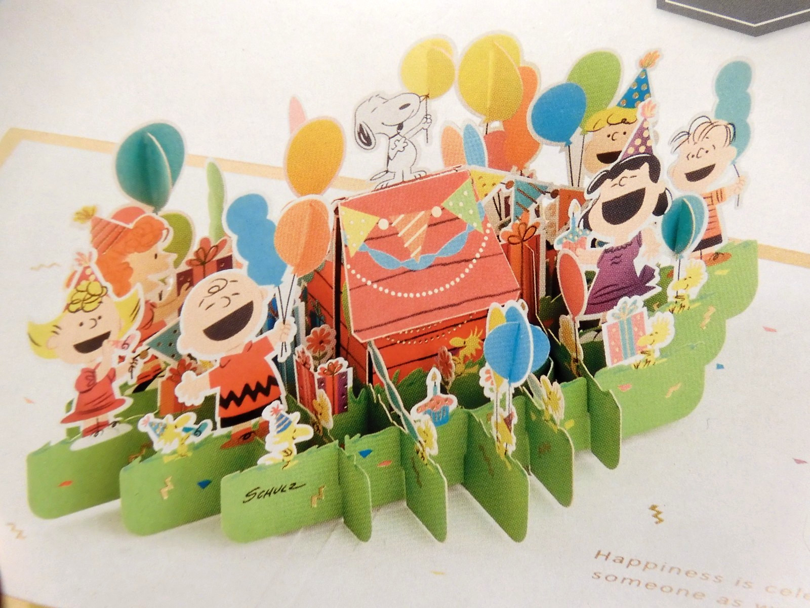 1 Card Hallmark Signature Premium 3D Pop-up Card Snoopy Birthday Retail $14.99 gallery