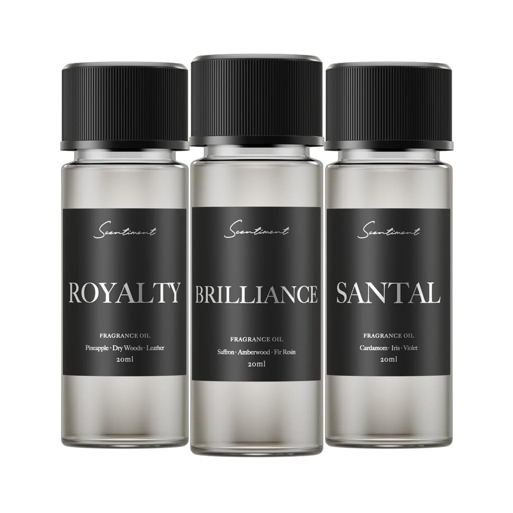 Diffuser Oil Sample Set – 3 Pack Royalty, Brilliance, Santal, Pineapple – Saf... gallery