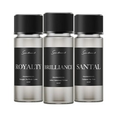 Diffuser Oil Sample Set – 3 Pack Royalty, Brilliance, Santal, Pineapple – Saf…