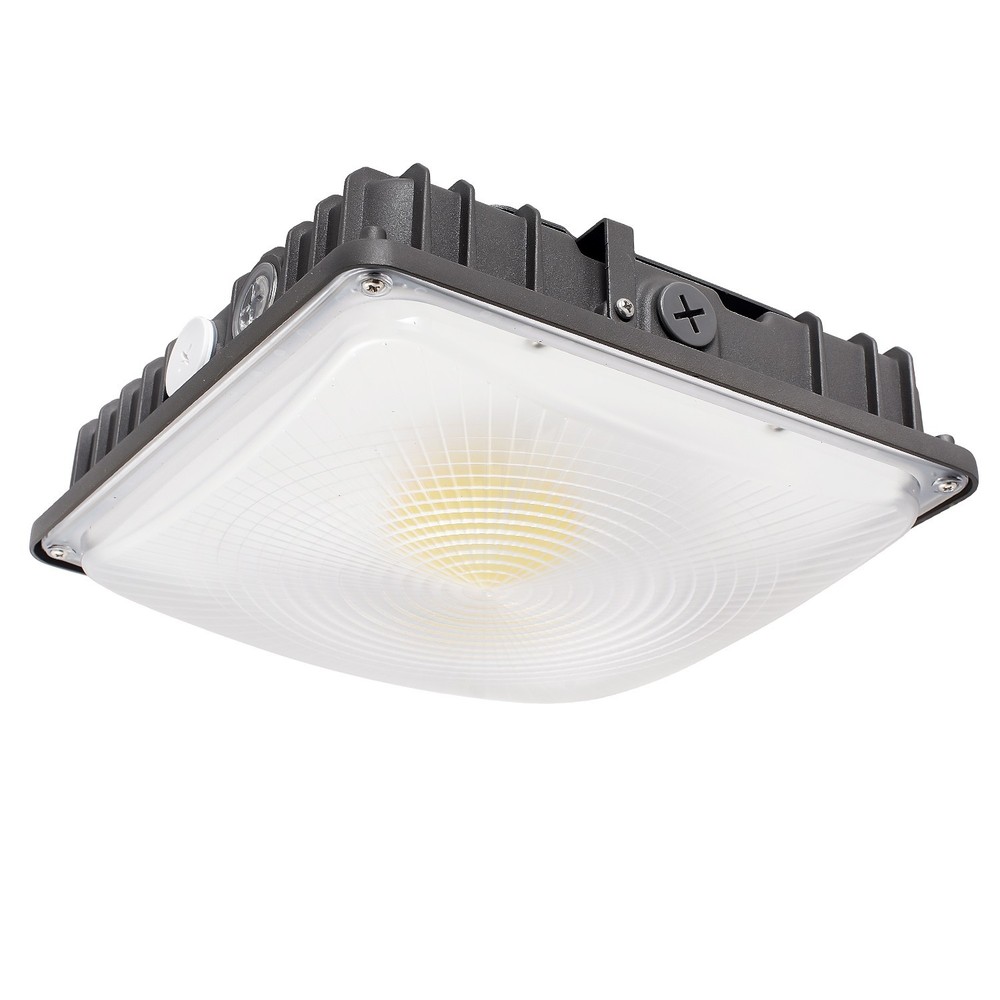 LED Canopy Light 70W/45W/30W Selectable 3CCT 0-10V Dim Gas Station Light ETL&DLC