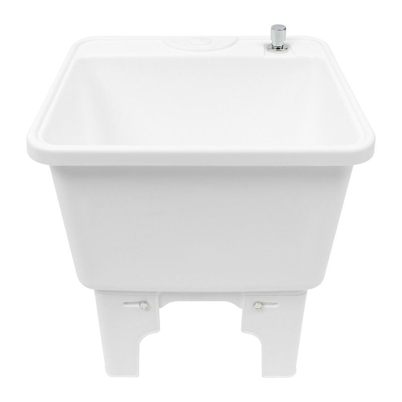 Mop Sink Service Basin Plastic Mop Sink Freestanding Sink 15.7" x 14" x 16.9" gallery