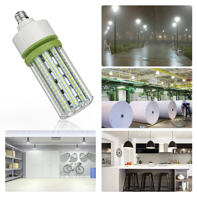 JESLED 1P LED Corn Light Bulb E26 30W 5000K Replace HID CFL for Garage Warehouse gallery